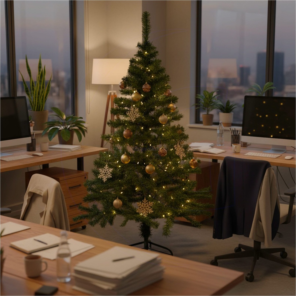 Kuenstlicher-Weihnachtsbaum-Tannenbaum-Christbaum-Tanne-Kuenstlich--Weihnachtsbaum--Tannenbaum--Kunstbaum--Christbaum--Tanne--Kunststoff--150cm--Gruen--Nadelbaum--Weihnachten--Baum--Plas_5.jpg