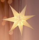 LED Weihnachtsstern mit Auto-Timer Adventsstern Leuchtstern Dekostern Stern Fensterdekoration
