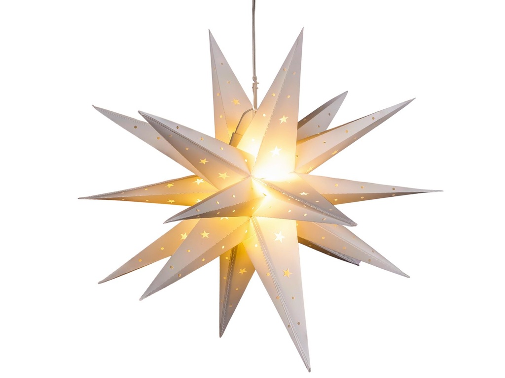 [5828] LED Weihnachtsstern Dekostern Leuchtstern Fensterdekoration