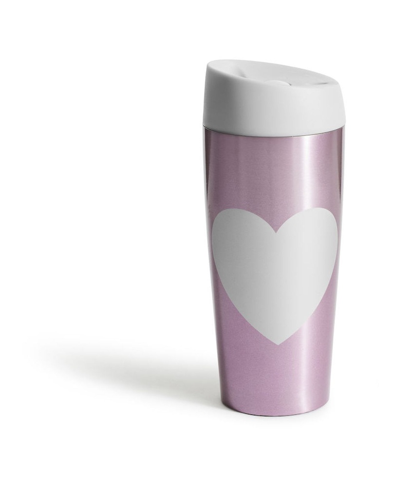 [8344] Autobecher Isolierbecher Deckel (Pink / Rosa)