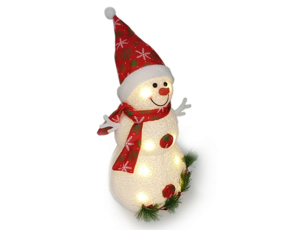 [16179] LED Schneemann Weihnachtsdeko Fensterdeko