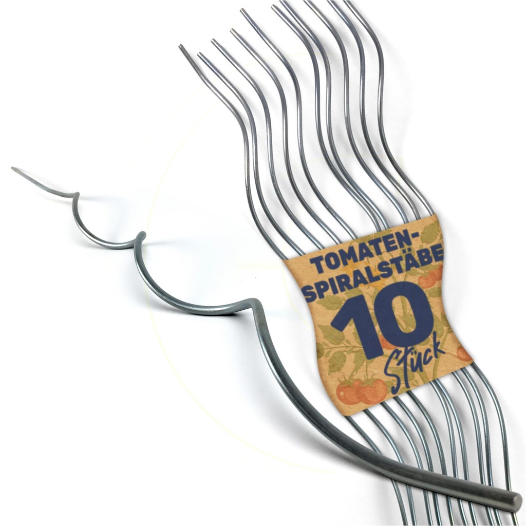 [17022] Tomatenspiralstäbe Rankhilfe Pflanzstab Rankstäbe 110 cm (10)