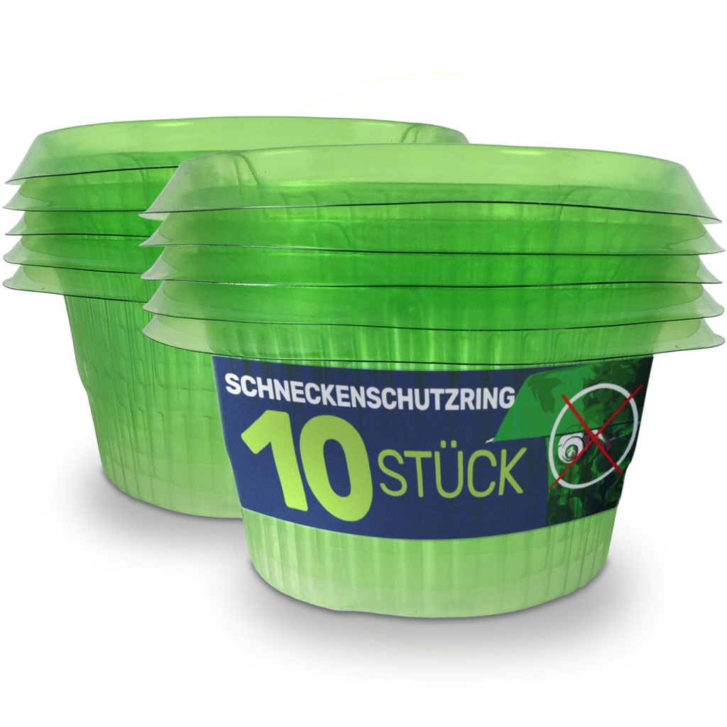 [17034] Schneckenschutzring Set Schneckenschutz Pflanzenkragen (10)