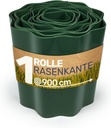 Rasenkante Kunststoff 900x15 cm – grün, witterungsbeständig