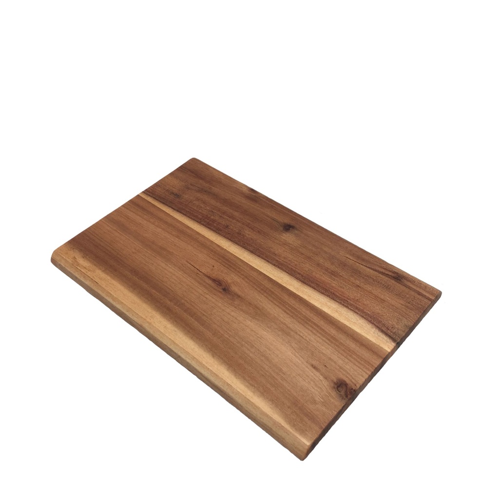 [17260] Frühstücksbrett Frühstücksbrettchen Akazie Holzbrett (23 x 15 cm) (1)