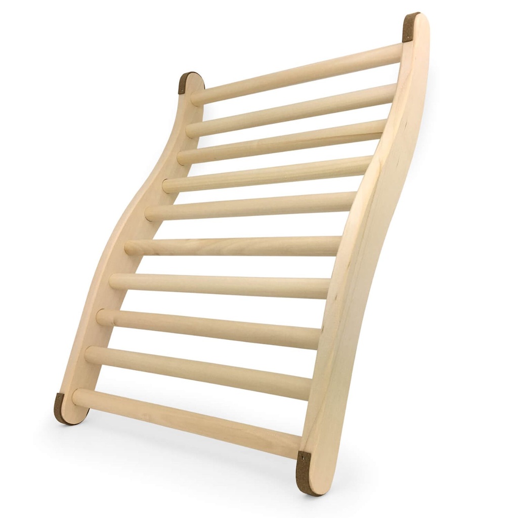 [1509] Rückenlehne ergonomische S-Form Sauna Saunazubehör Holz