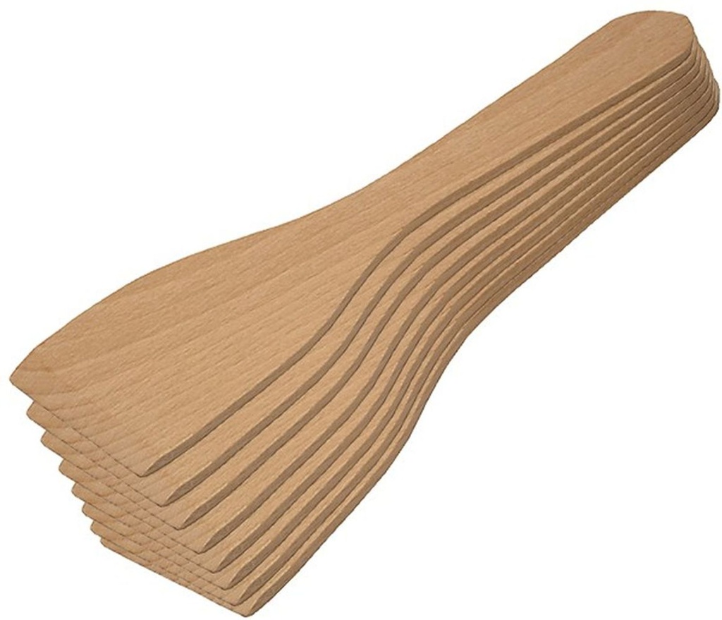 [1556] 8x Racletteschieber Buche L172xB39xH32mm