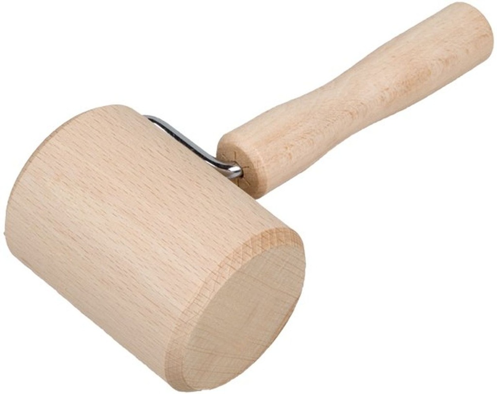 [1737] Eckenroller Teigrolle zylindrisch aus Holz für Backblech Ecken