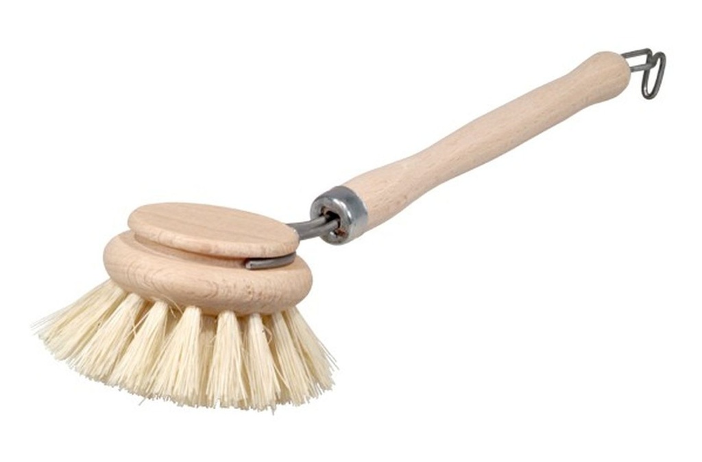 [1913] Spülbürste Topfbürste echt Fibre Holz großer Kopf 24x5,3cm