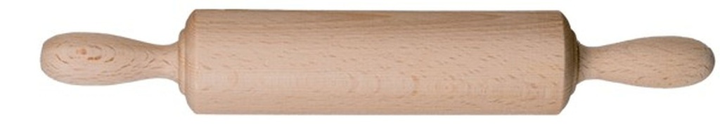[2082] Teigrolle ohne Achse für Kinder Nudelholz Holz 25 cm