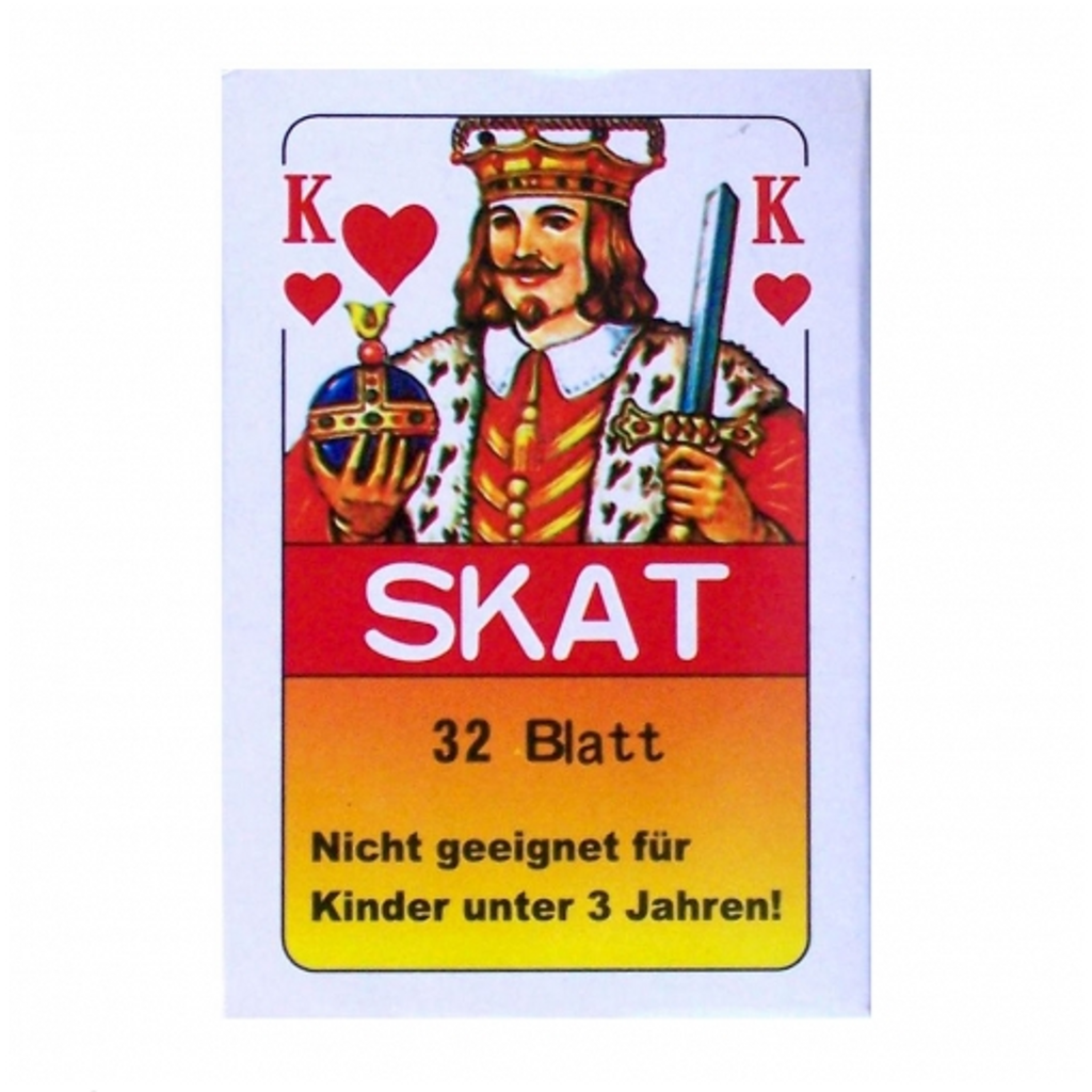 [2497] 72er Set Skatkarten französisches Blatt 32 Spielkarten Kartenset