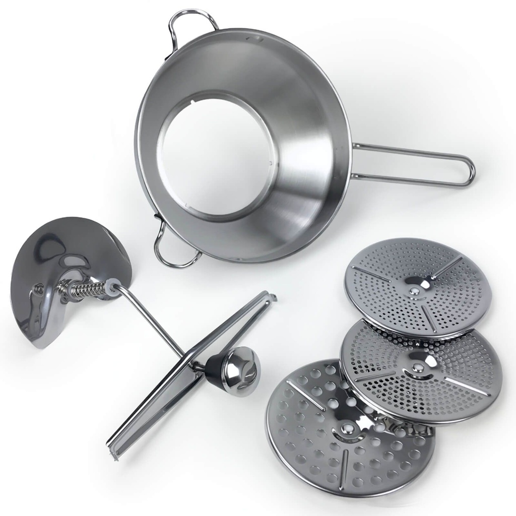 [2573] EDELSTAHL Passiermühle Passiersieb Zerkleinerer