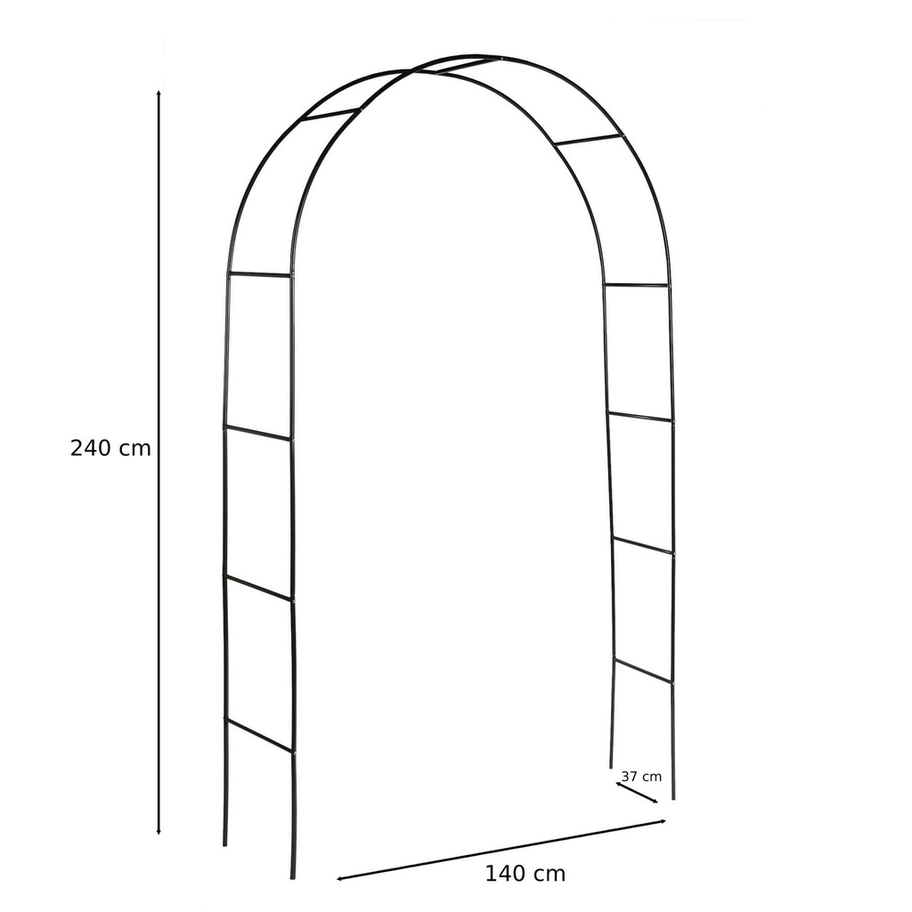 [2753] Rosenbogen Torbogen Rankbogen Rankhilfe Pergola Rankgitter Spalier