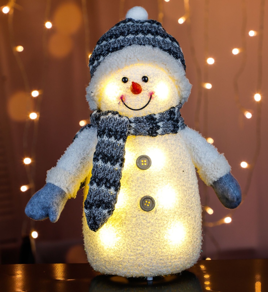 [3132] Deko Schneemann LED Weihnachten Figur