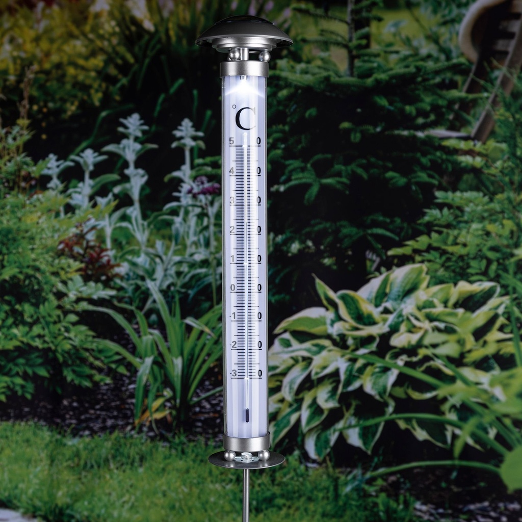 [3167] LED Solar Thermometer beleuchtet Solarthermometer