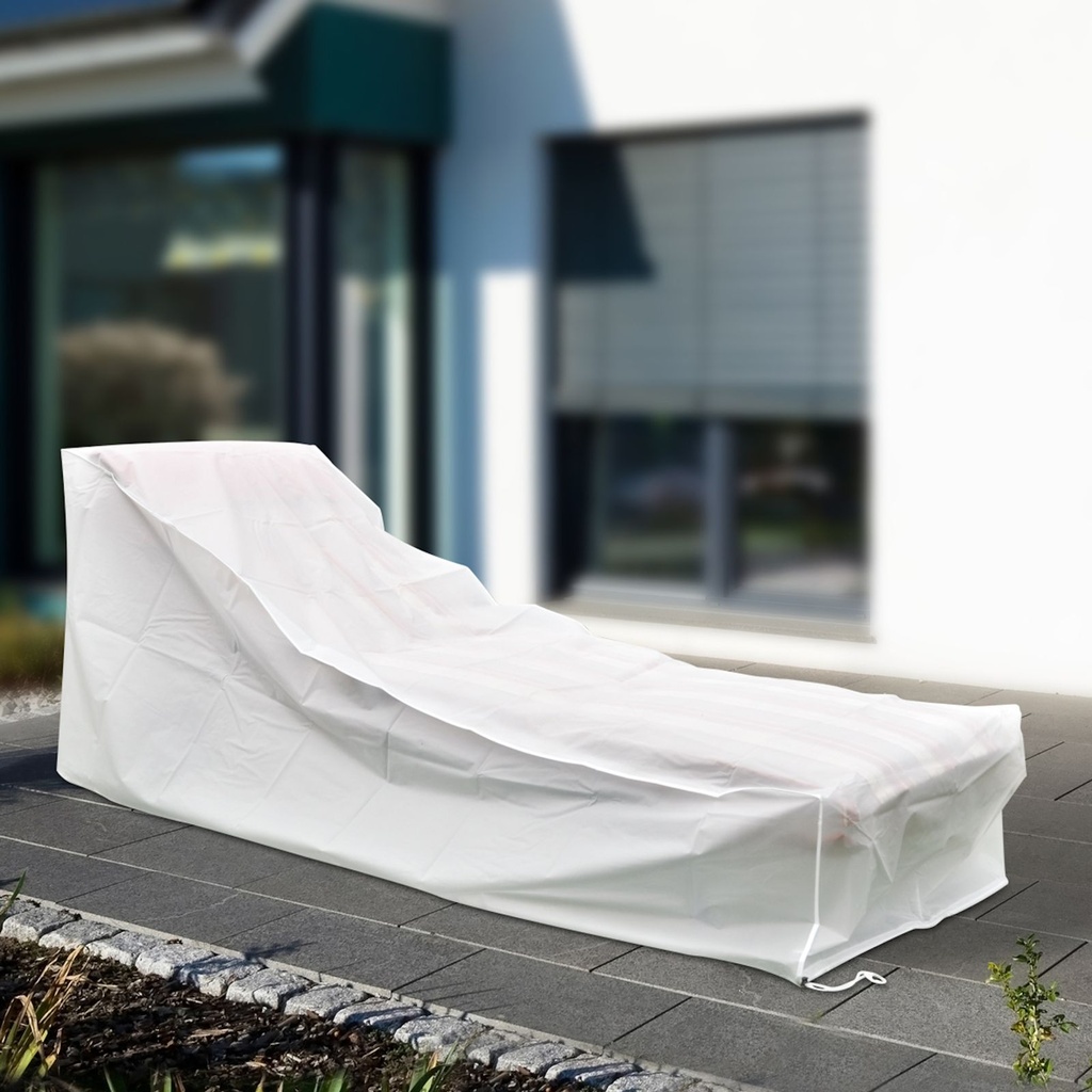 [3592] Abdeckhaube Schutzhülle Schutzplane Abdeckung Gartenliege Saunaliege