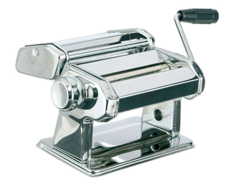 [7341] Edelstahl Nudelmaschine Pasta Tagliatelle Maschine