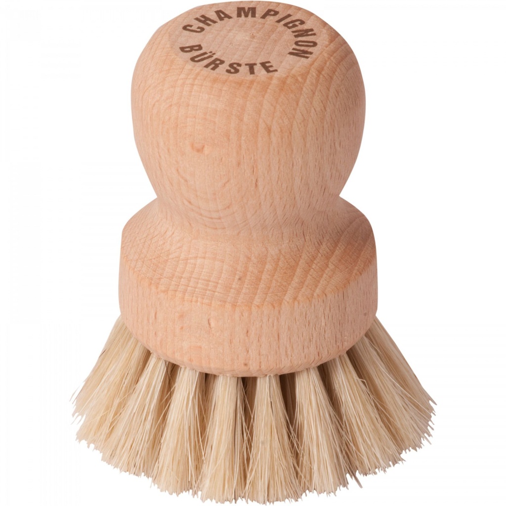 [10018] Champignonbürste Pilzbürste Champignon Pilz Putz Bürste aus Holz
