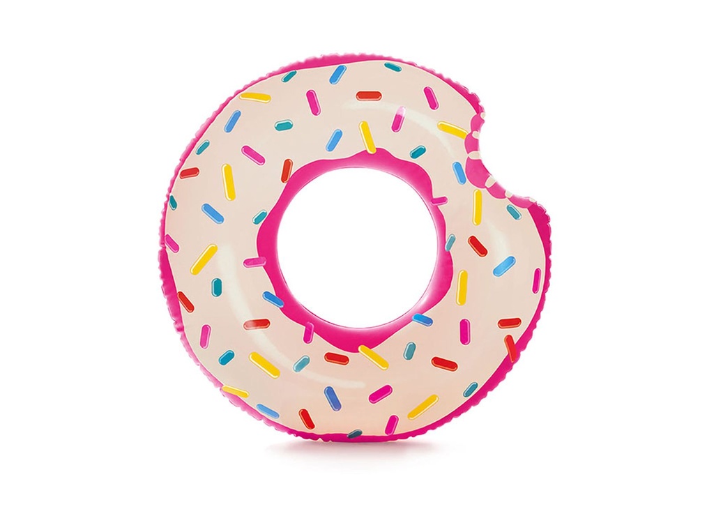 [12673] INTEX Schwimmring Donut Biss Schwimmreifen Wasserreifen Badeinsel Wasserliege