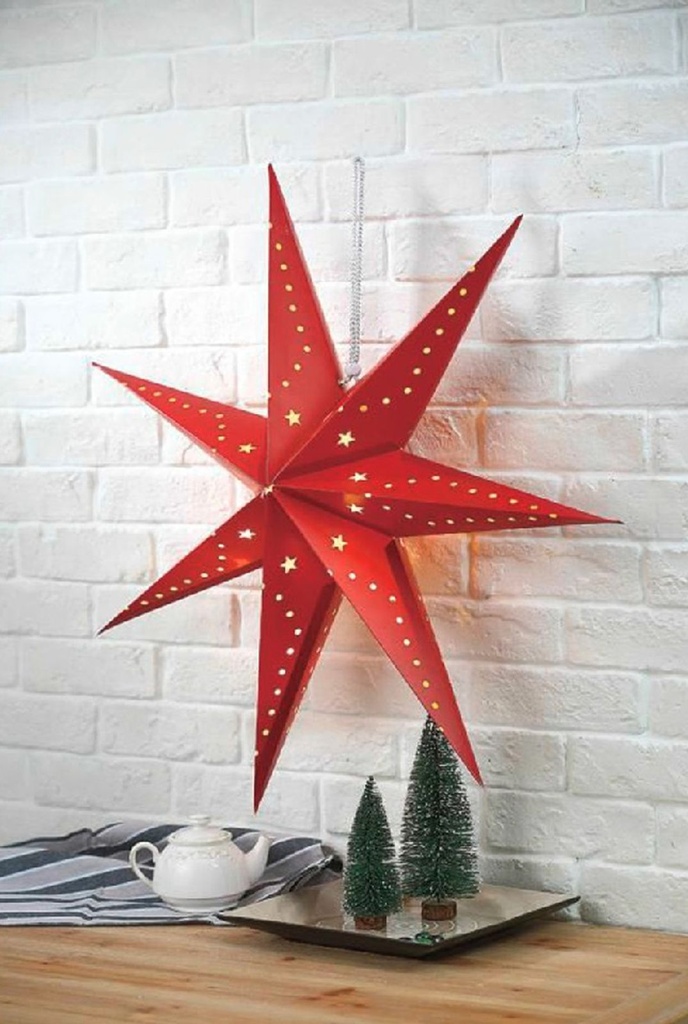 [13025] LED Weihnachtsstern Deko