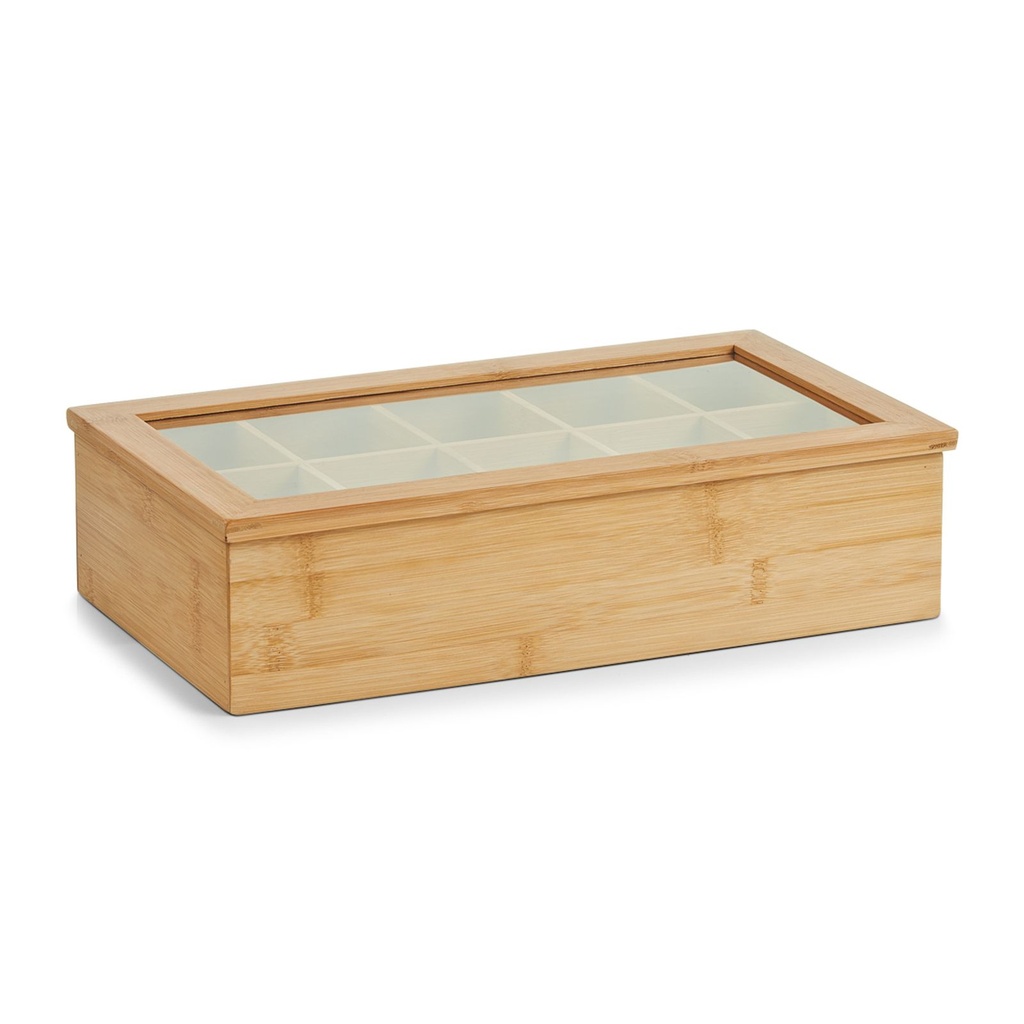 [14822] Zeller Teebeutelbox Teekiste Organizer Behälter