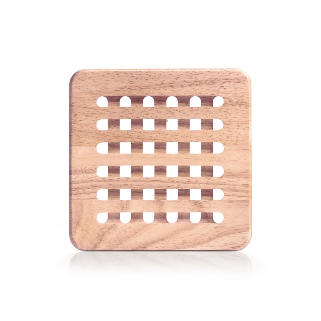 [14924] Buchenholz Untersetzer 20x20x1,5cm
