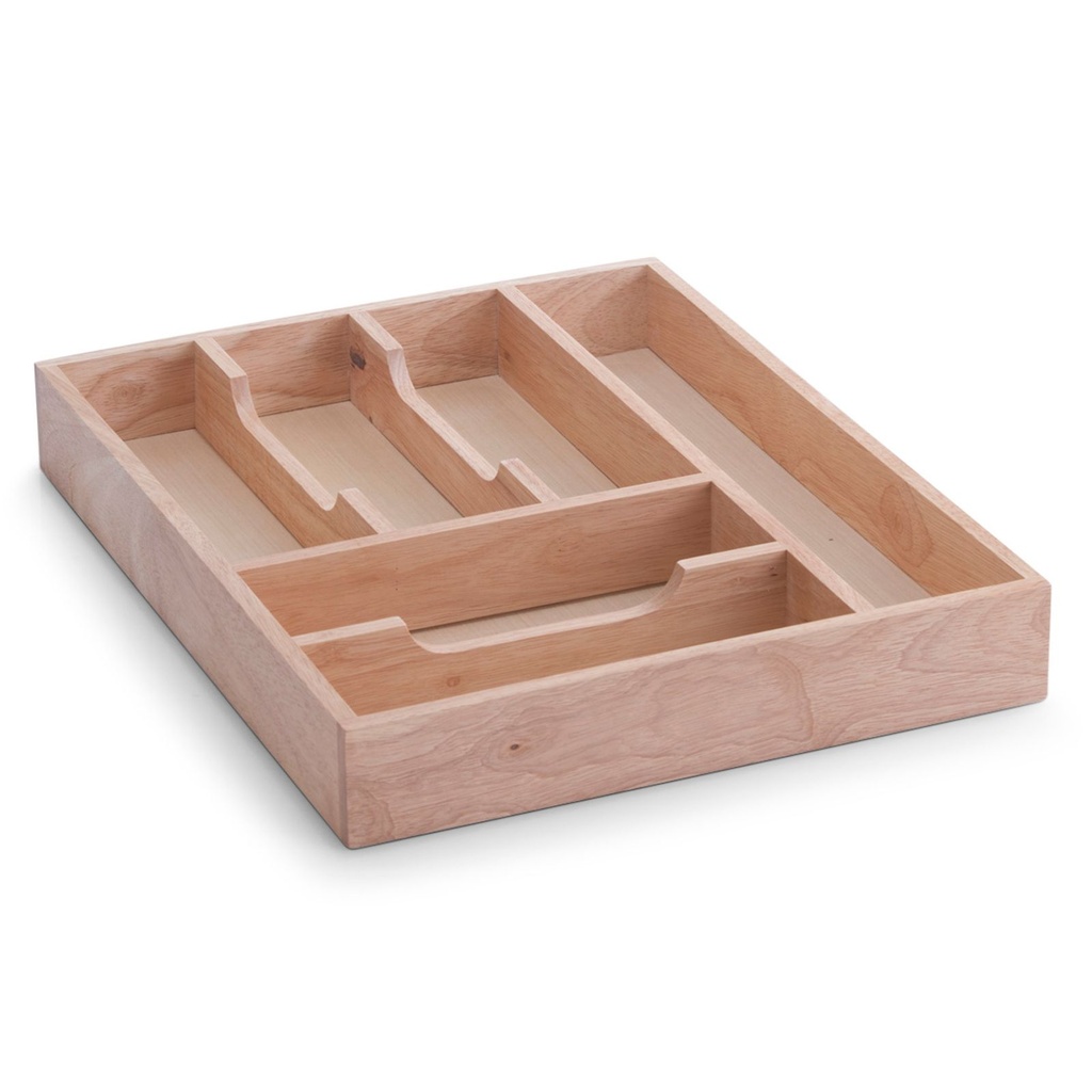 [15088] Zeller Holz Besteckkasten Schubladeneinsatz 34 x 43 x 6 cm