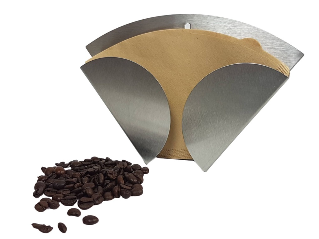 [15139] Edelstahl Kaffeefilterhalter Filterhalter Kaffee Filter
