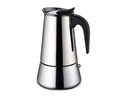 Edelstahl Espressokocher 4 Tassen Sicherheitsventil Induktion Mokkakanne 200 ml