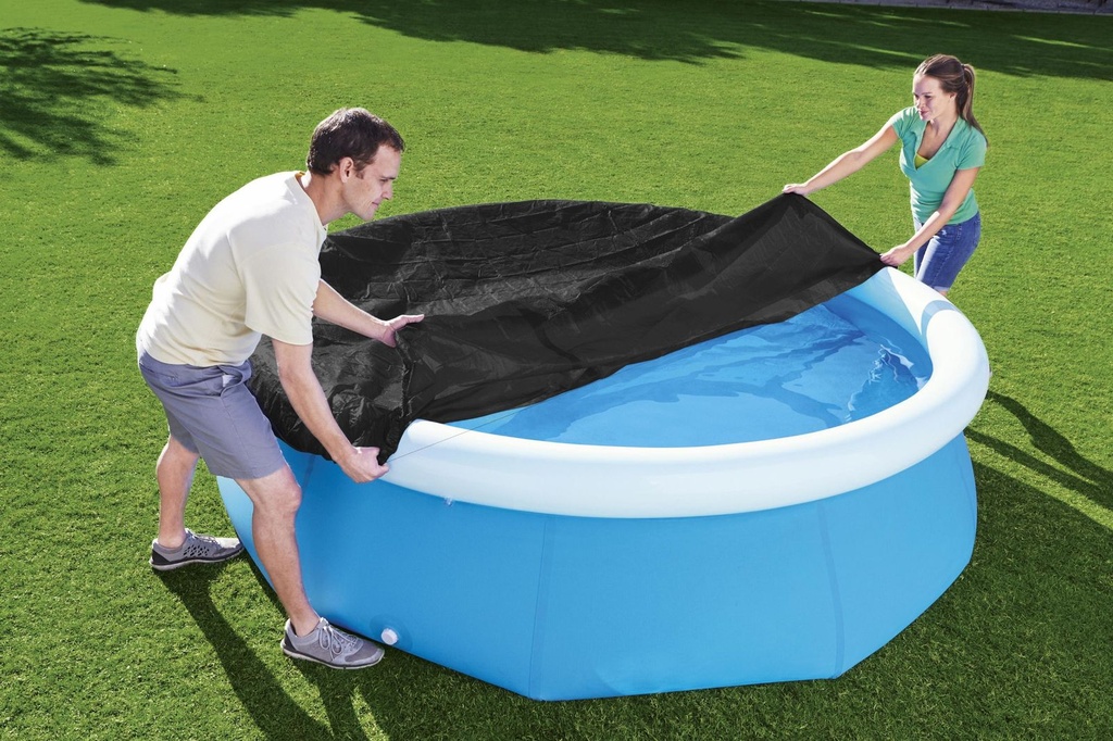 [15631] Bestway PVC Pool Abdeckplane Ø244cm