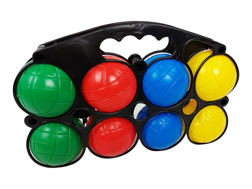[15747] Boccia Boule Set 8 Kugeln, Wurf- & Strandspiel