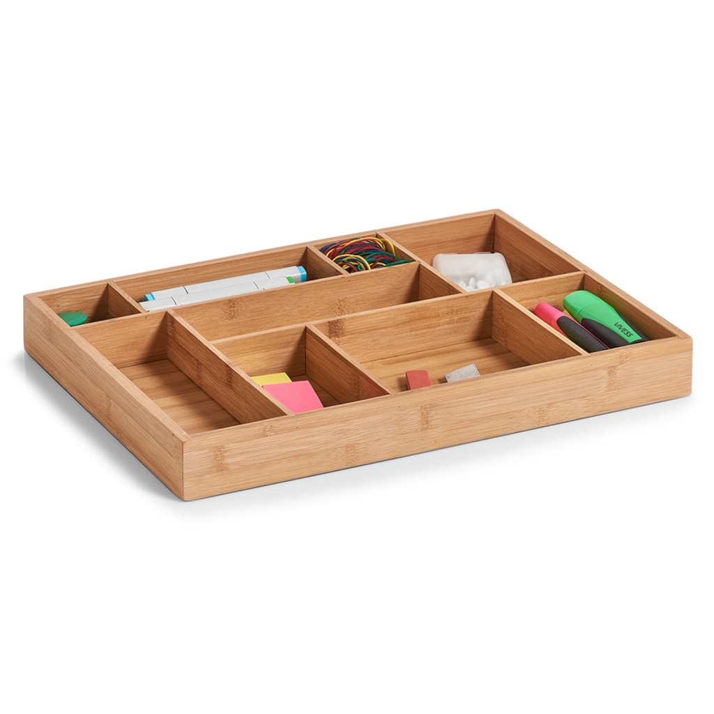 [15846] Zeller Schubladen Organizer Bambus