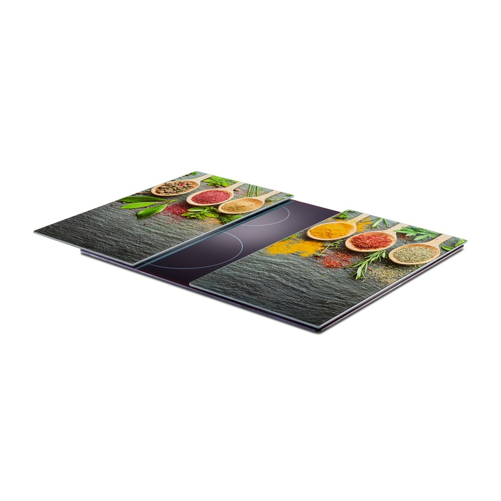 [17032] Zeller Herdabdeckung "Spices" 2er
