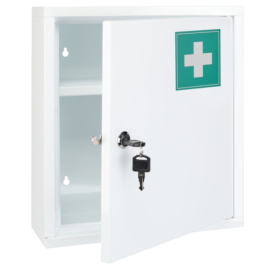 [17220] Medizinschrank aus Stahl  36 x 10 x 31,5 cm