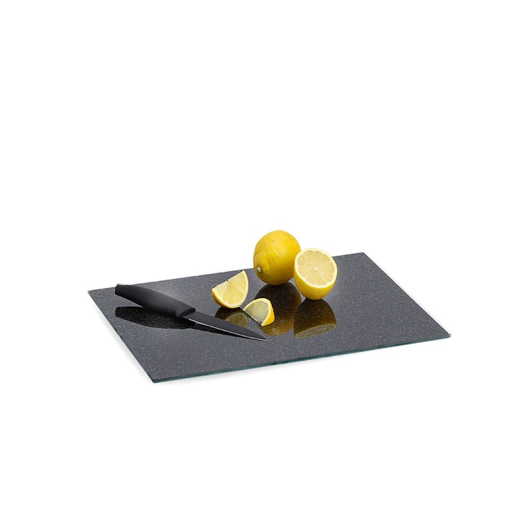 [17221] Zeller Glasschneideplatte in Granit Optik in den Maßen: 40x30 cm