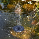 Solar Springbrunnen Ø 16 cm mit 7 verschiedene Düsen