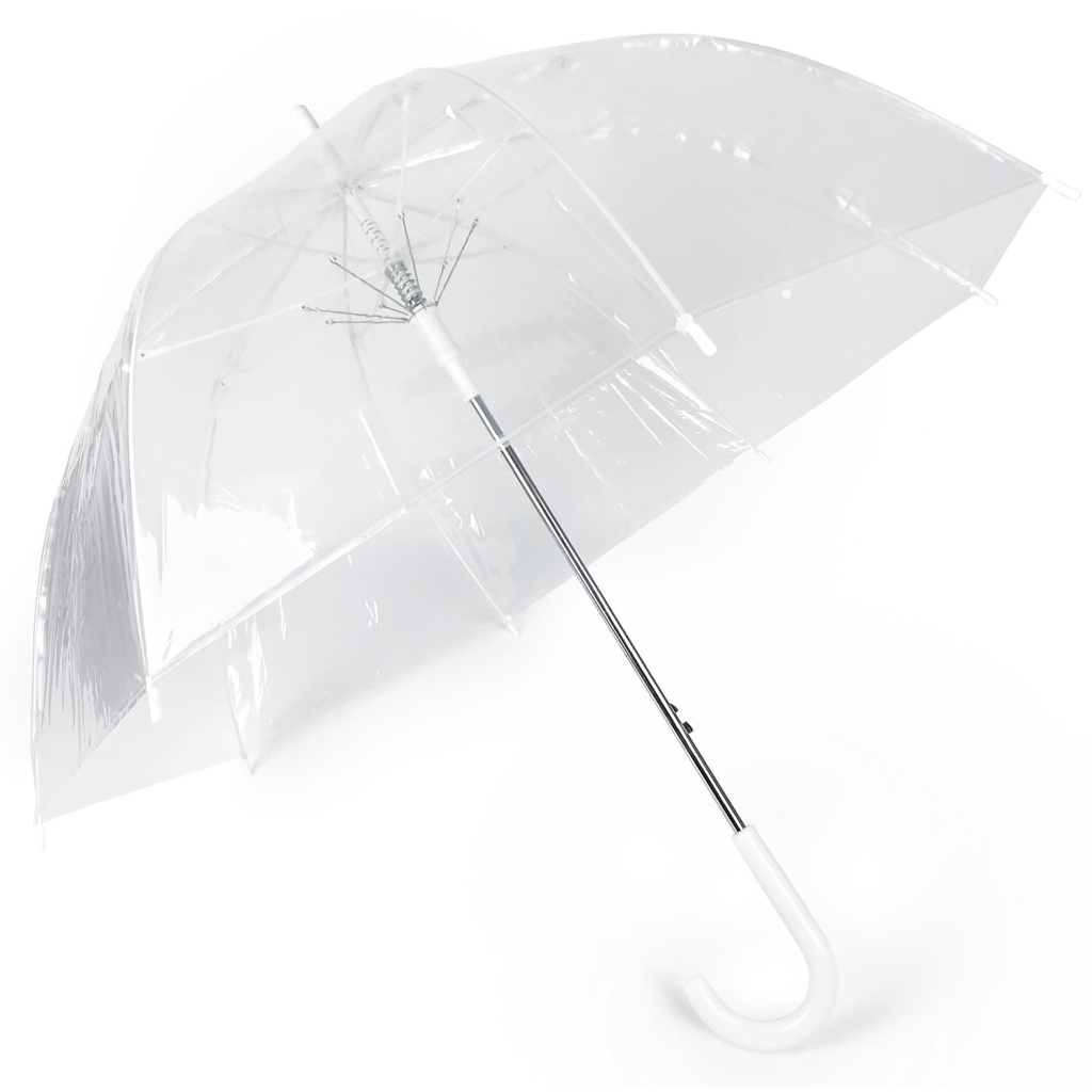 [17312] Stockschirm Regenschirm Regen- und Wetterschutz in transparent