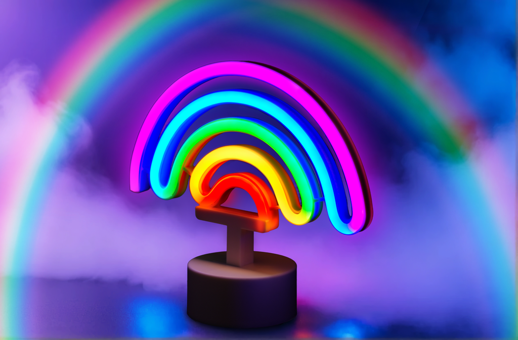 [18003] Pride Neon-Leuchte Regenbogen – Stimmungslicht für jedes Ambiente