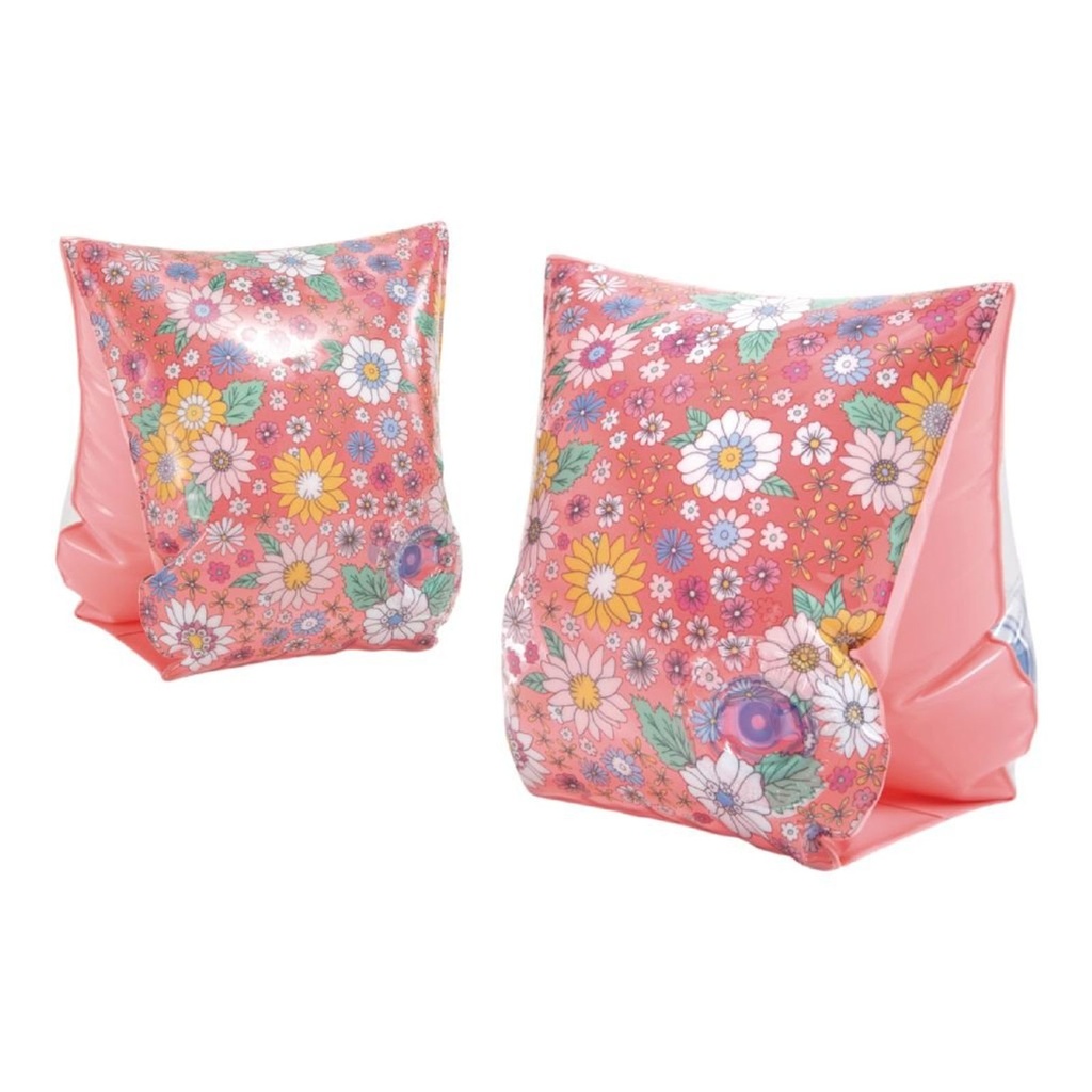 [18148] Intex Schwimmflügel Kinder 3-6 Jahre bunt mit Blumenmuster